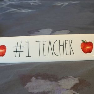 Teacher plaque